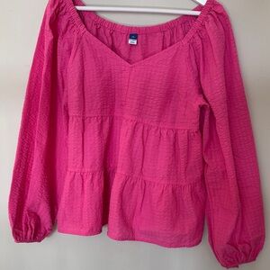 Old Navy Bright Pink Women's Blouse